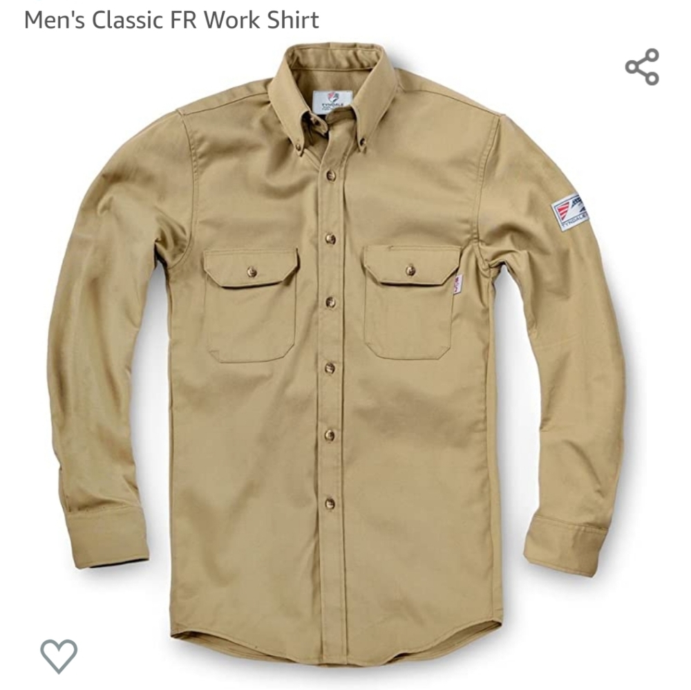 Tyndale mens classic FR work shirt